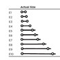 E-Links Size 1 Clear