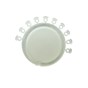 Elastomeric Ligature with Guard - Silver