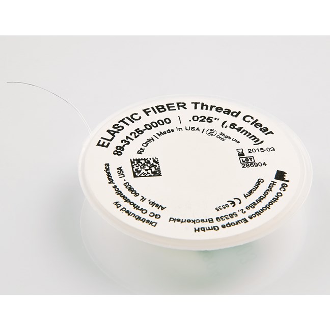 Elast-O Fiber 025X25' Spool Clear