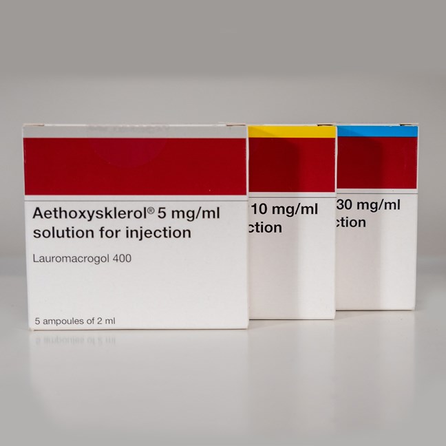 Aethoxysklerol 30mg/ml (3.0%) 2ml Amps