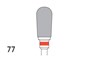 Acrylic Trimmers - Tungsten Carbide Cross Cut Fine HP 77 60