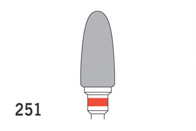 Acrylic Trimmers - Tungsten Carbide Cross Cut Fine HP 251 60