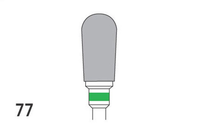 Acrylic Trimmers - Tungsten Carbide Plain Cut Coarse HP 77 060