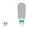 Acrylic Trimmers - Tungsten Carbide Plain Cut Coarse HP 77 060