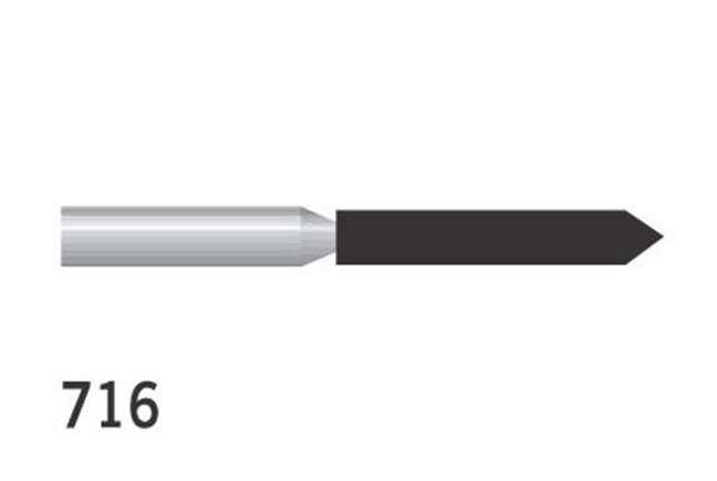 Diamond Burs Cylindrical Pointed FG 716 Medium