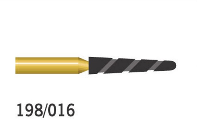 Gold Twister Burs Round End Taper FG Extra Coarse 198/016