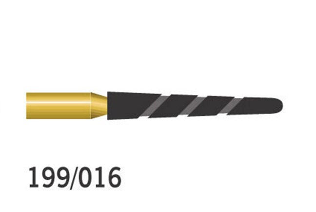 Gold Twister Burs Round End Taper FG Extra Coarse 199/016