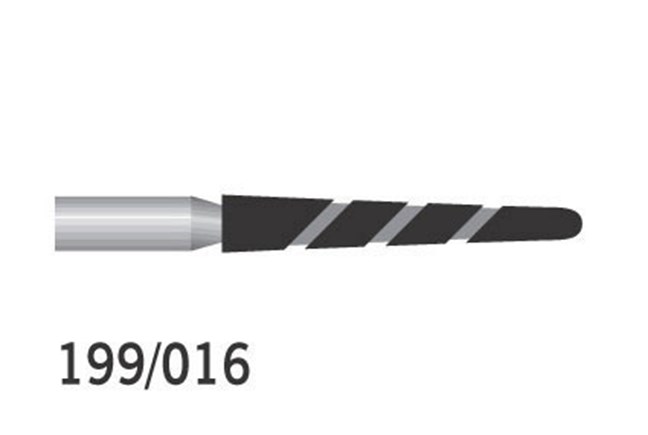 Twister Burs Round End Taper FG Diamond 199 534 016 Coarse Coarse 199-016SC (S850)