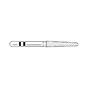 Two Striper Burs Round End Taper FG 770.1 Coarse