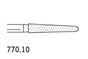 Two Striper Burs Round End Taper FG 770.1 FIne