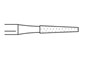 Two Striper Burs Operative Flat End Taper FG 170L Medium