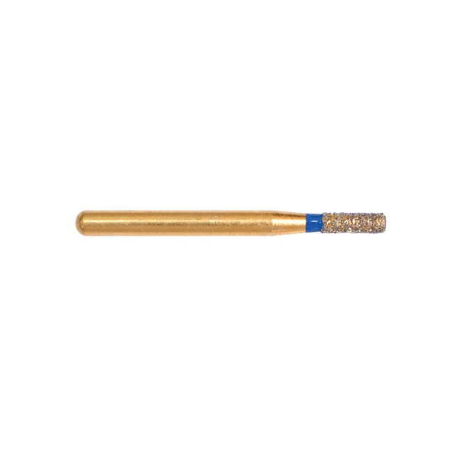 Gold Diamond Burs Cylinder FG Medium 109/012