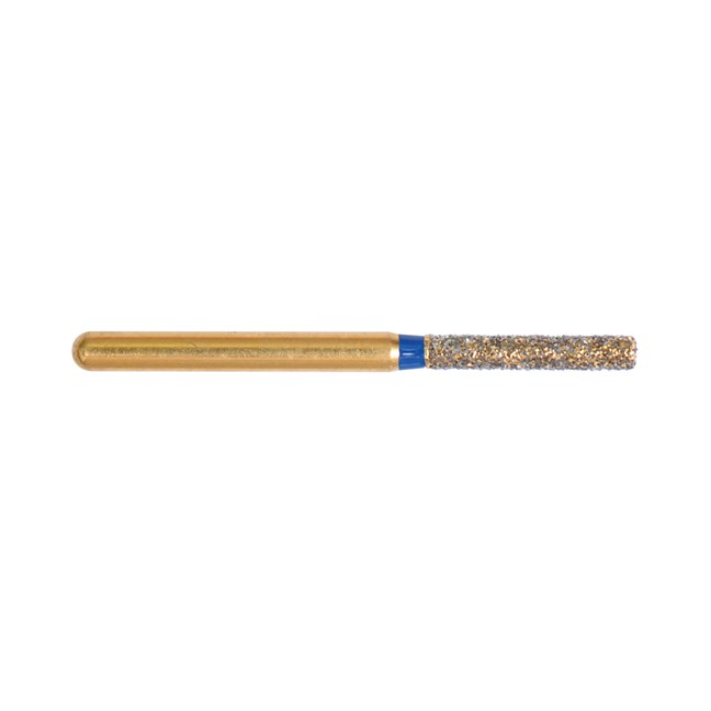 Gold Diamond Burs Cylinder FG Medium 111/014