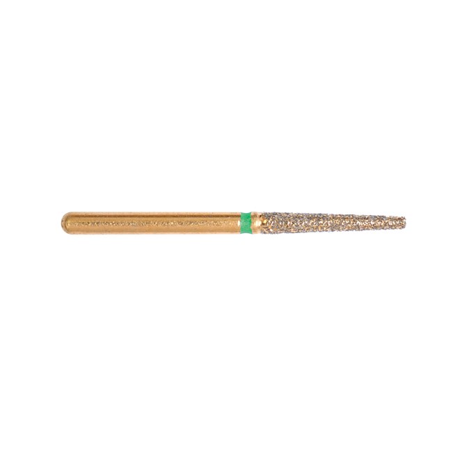 Gold Diamond Burs Flat End Taper FG Coarse 173/016