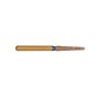 Gold Diamond Burs Round End Taper FG Medium 198/014