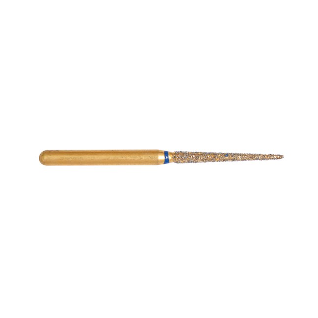 Gold Diamond Burs Tapered Point FG Medium 167/012