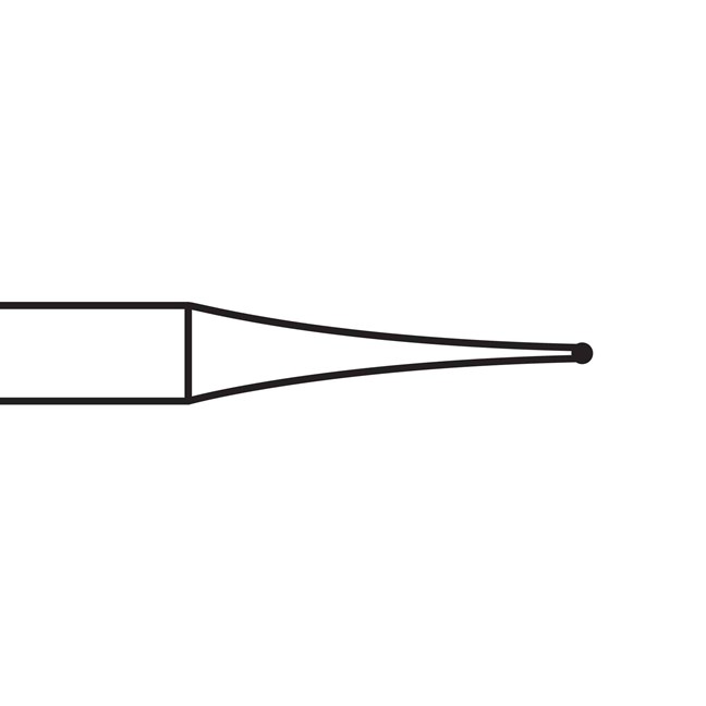 Steel Burs Round RA No. 1 005