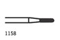 Jet TC Burs Straight Fissure Dome FG 1158 012