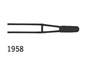 Jet TC Burs Straight Fissure Dome Fine Cross Cut FG 1958 012