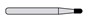 Tungsten Carbide Burs Crown Separator FG C4AK 012