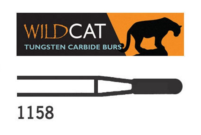 WildCat Tungsten Carbide Burs Dome Fissure Plain Cut FG 1158 012