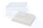 Plastic Bur Stand with Lid 12 Holes Grey - FG