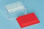 Aluminium Bur Stand 24 Holes Red - FG