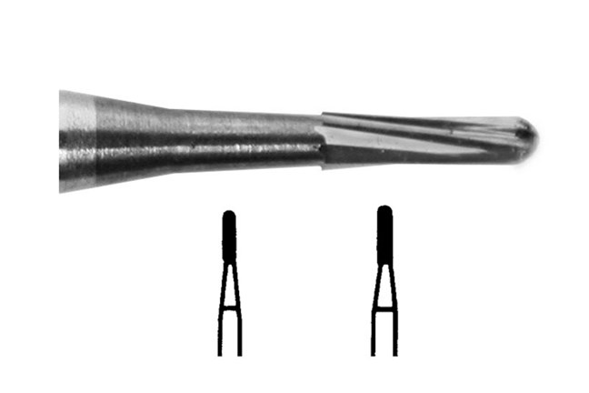 Tungsten Carbide Burs Dome Fissure Plain Cut FG 1157 010