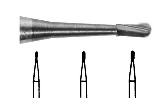 Tungsten Carbide Burs Pear Amalgam Plain Cut FG 330 008