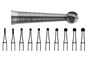 Tungsten Carbide Burs Round Plain Cut RA 10 027