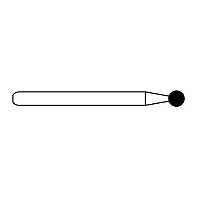 Tungsten Carbide Burs Round Finishing FG (FG 7006) 6 018