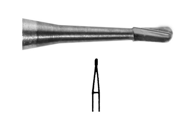 Tungsten Carbide Burs Pear Amalgam Plain Cut FG 330 008