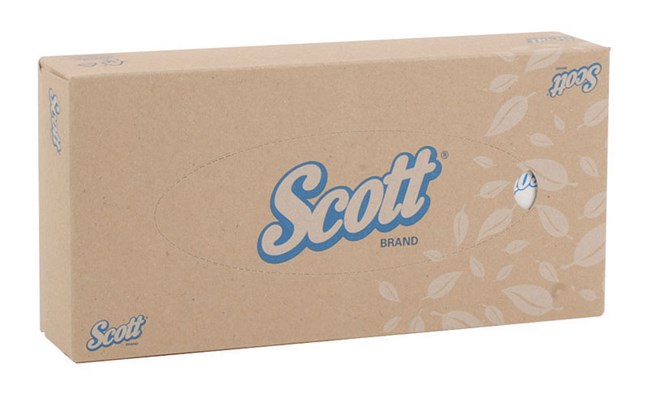 Facial Tissues - Scott (8837) - 2 ply, White