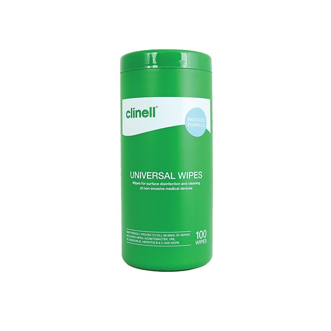 Clinell Universal Disinfectant Wipes Tub 250mm x 200mm