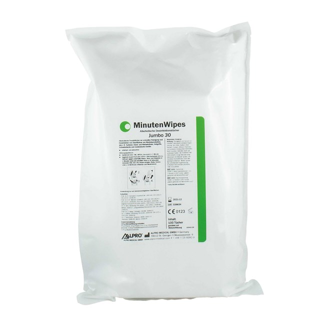 MinutenWipes Jumbo 30 Refills (Pack 12)