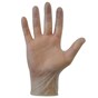 Clear Vinyl Examination Gloves Powder Free Large