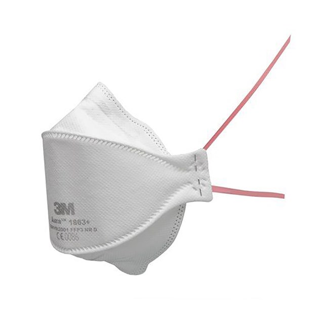 3M Aura Disposable Respirator, FFP3, Type IIR 1863+