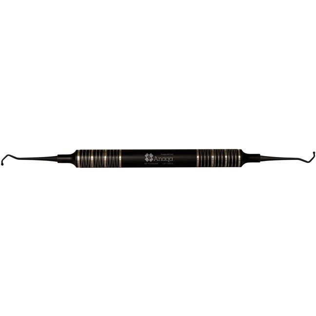 Excavator 243 (1mm) 9.5mm handle Titanium Coating Black
