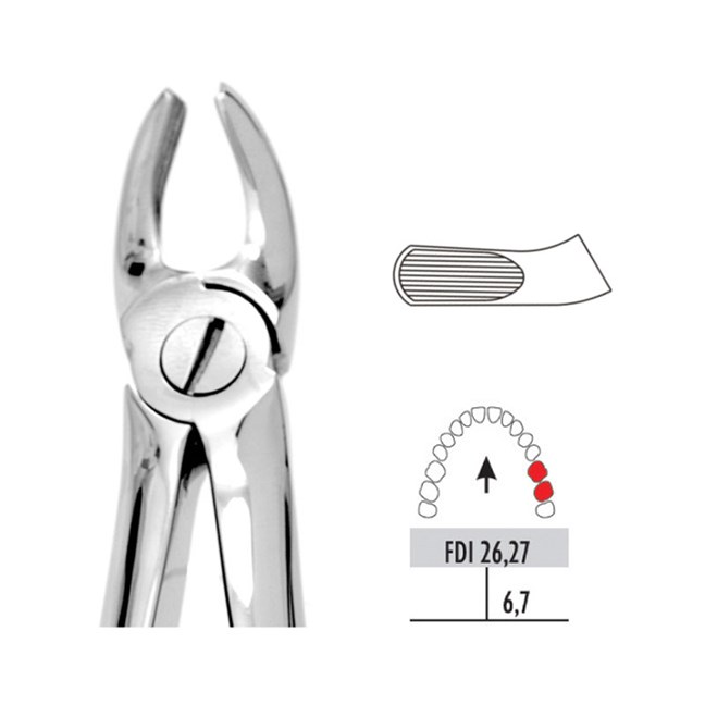 Forceps Premier Range - Autoclavable 18 Upper Molars - Left