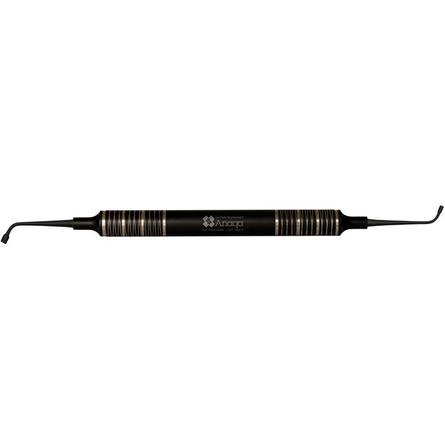Guys Plastic Filling Instrument G (1.5mm / 2.5mm) 8mm handle Titanium Coating Black