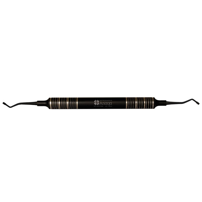 Plastic Filling Instrument No 153 Smooth (1.5mm / 2.5mm) 8mm handle Titanium Coating Black