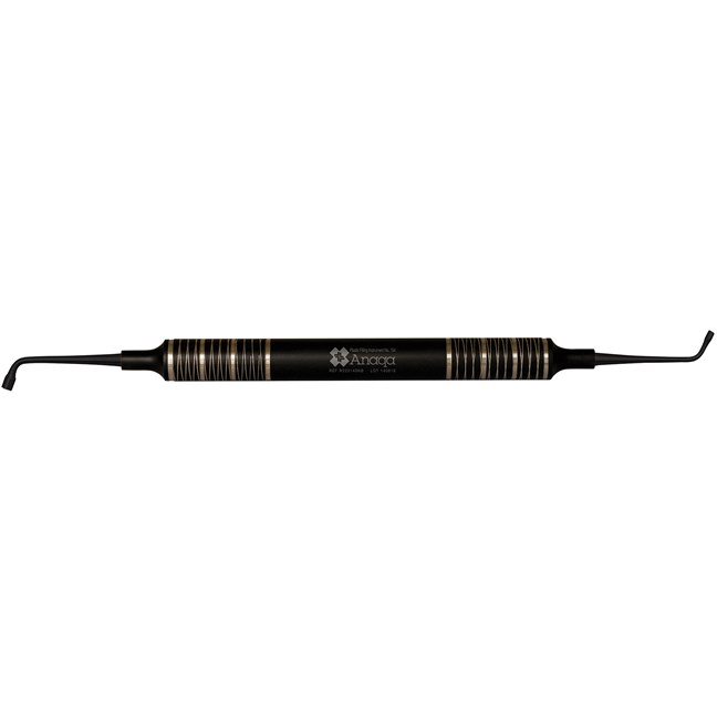 Plastic Filling Instrument No. 154 (1.5mm / 2.5mm) 9.5mm handle Titanium Coating Black