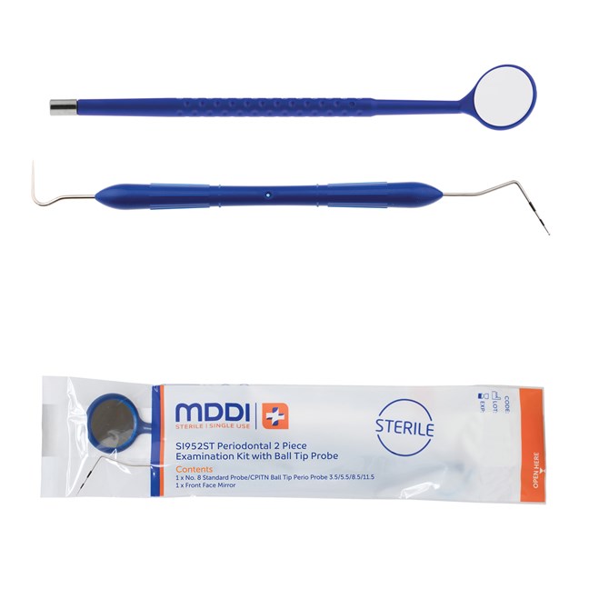 Periodontal 2-piece Examination Kit with CPITN-C Probe