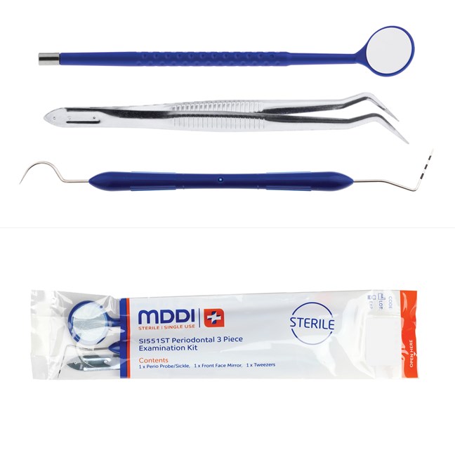 Periodontal 3-piece Examination Kit