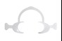 Extra Oral Cheek Retractor Extended Tabs Child