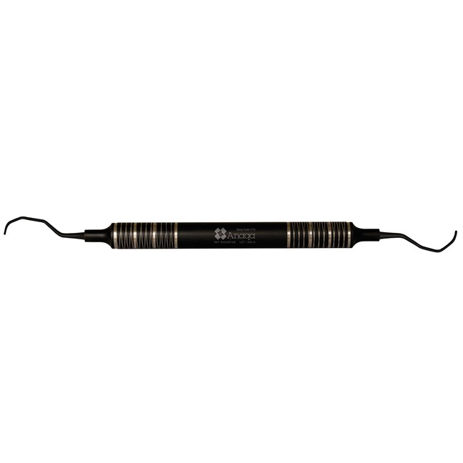 Gracey Curette 17/18 8mm handle Titanium Coating Black