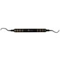 Gracey Curette 17/18 8mm handle Titanium Coating Black
