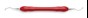 Silicone Handle 311/312 Mini Sickle Scaler (Red)