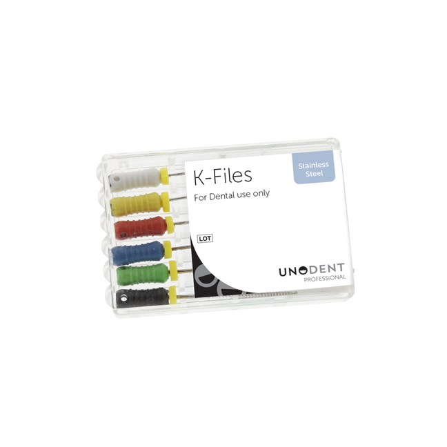 Stainless Steel K File 28mm Assorted 15-40