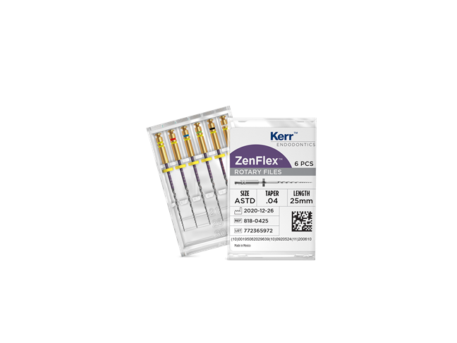 ZenFlex NiTi File .04 31mm Size 20 Yellow